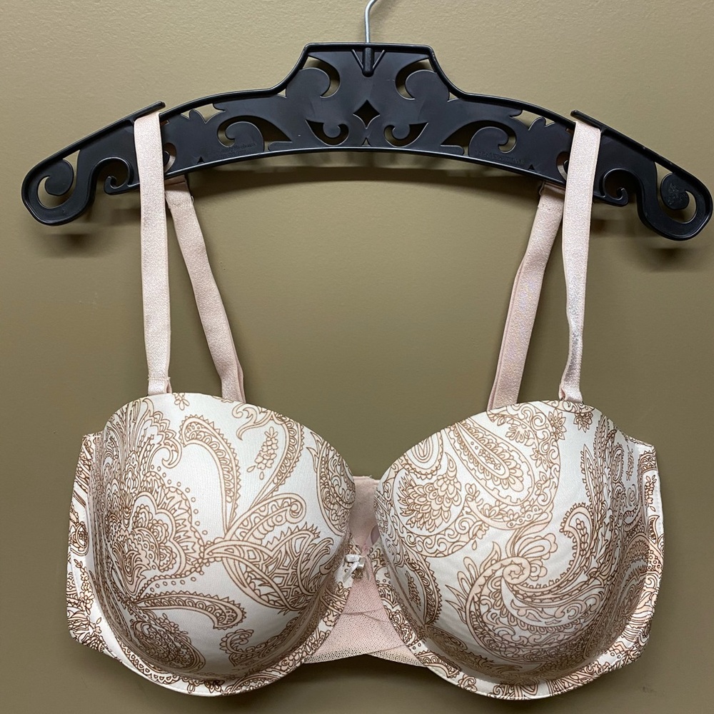 Victoria’s Secret Nude Paisley 36DDD Strapless